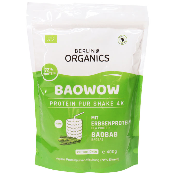 Berlin Organics BIO BAOWOW Protein Pur Shake 4K