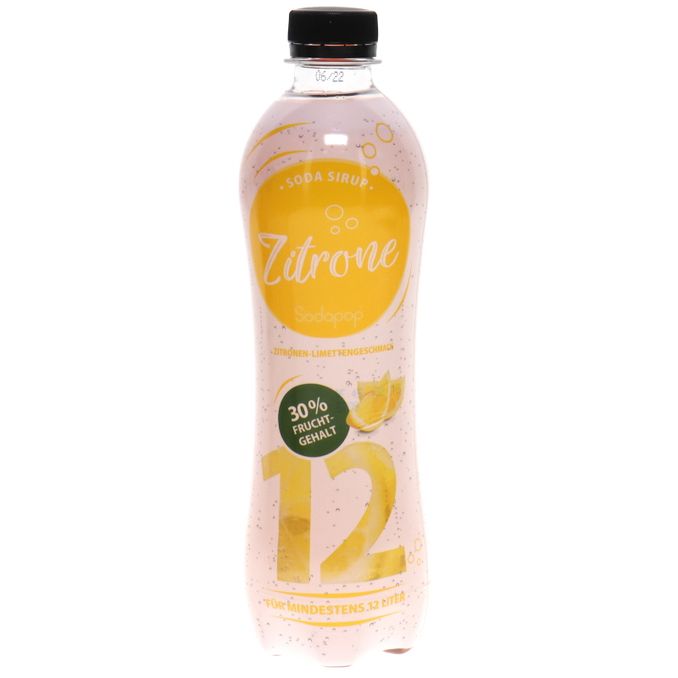 Sodapop Soda Sirup Zitrone