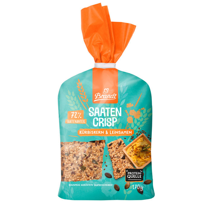 Brandt Saaten Crisp Kürbiskern & Leinsamen