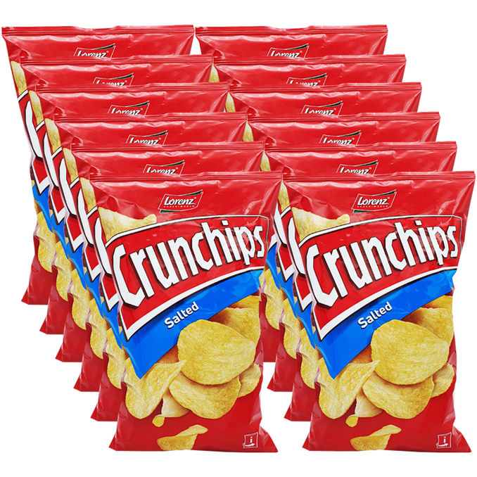 Lorenz Crunchips Salted, 12er Pack