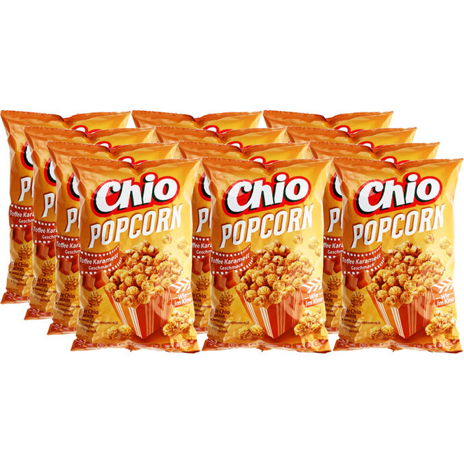 Chio Popcorn Toffee Karamell, 12er Pack