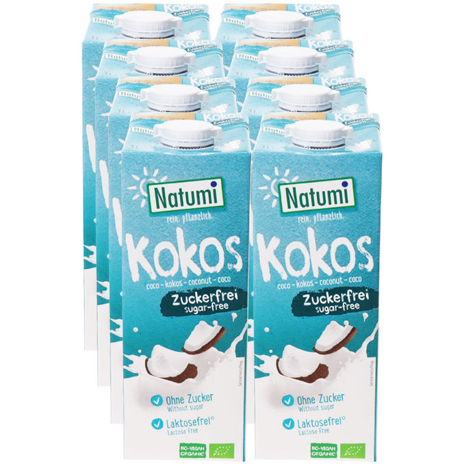 Natumi BIO Kokosnussdrink (zuckerfrei) 8er Pack