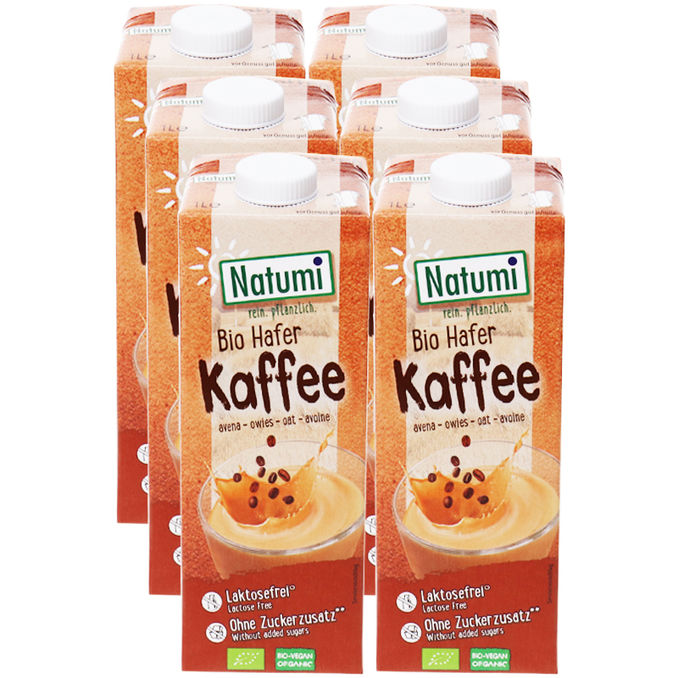 Natumi BIO Haferdrink Kaffee, 6er Pack