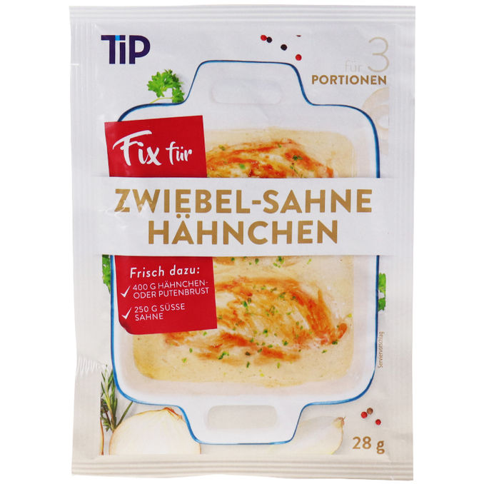 Tip Fix für Zwiebel-Sahne Hähnchen