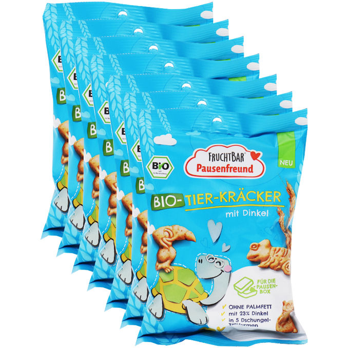 Fruchtbar BIO Tier-Kräcker, 7er Pack
