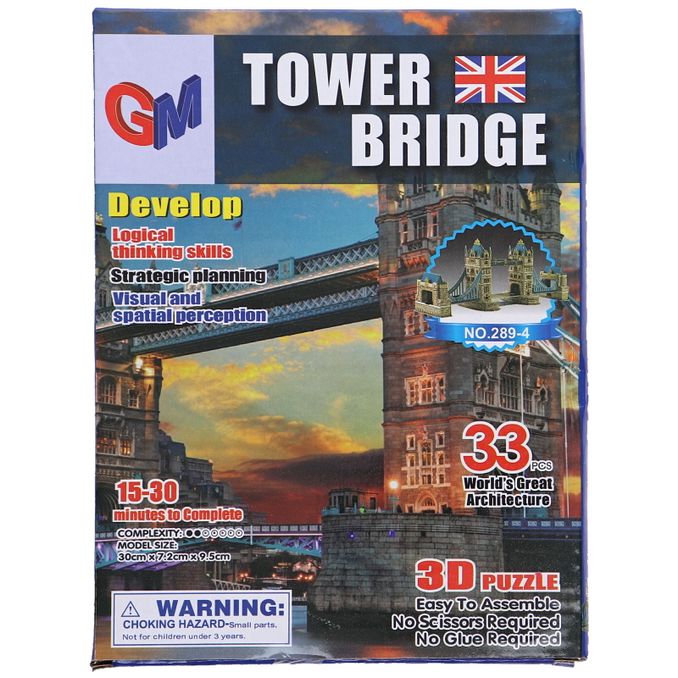 GM Develop London Tower Bridge 3D-Pussel