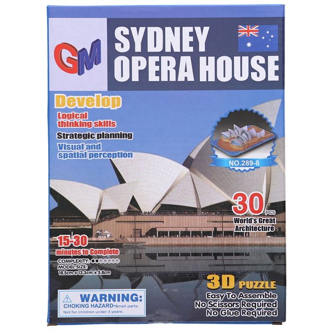GM Develop Operahuset i Sydney 3D-pussel