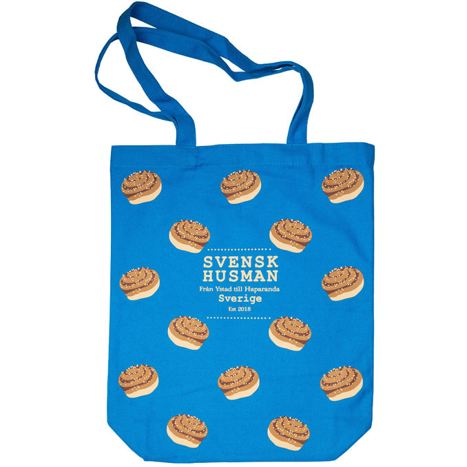 Svensk husman Kanelbulle Tygpåse