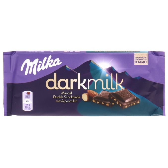 Milka darkmilk Mandel