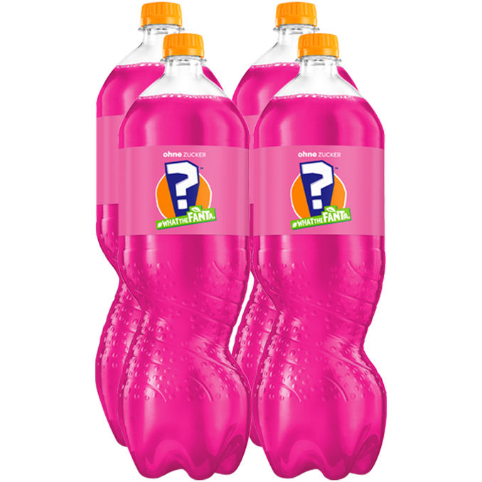 What the Fanta, zuckerfrei, 4er Pack (EINWEG) zzgl. Pfand