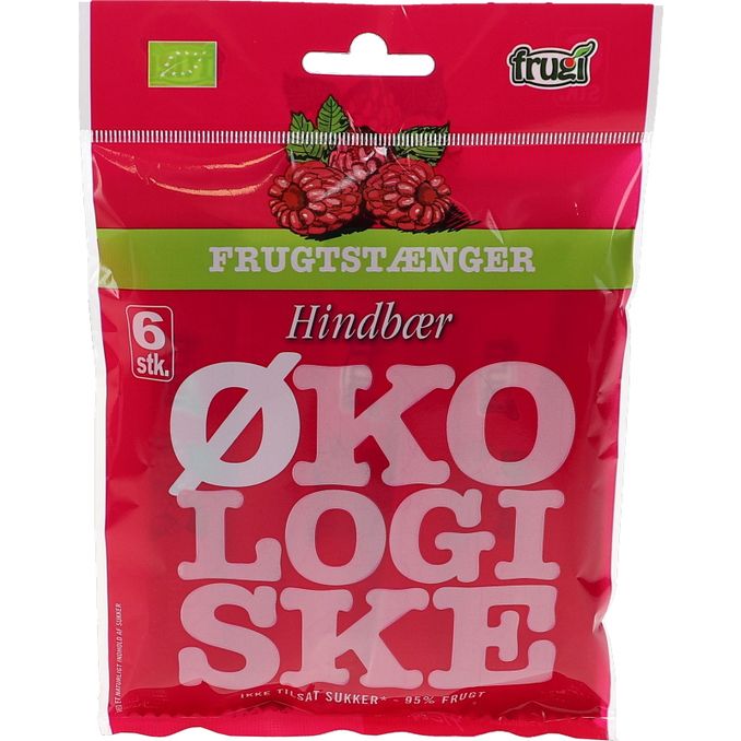 HODK Øko Frugtstænger Hindbær 