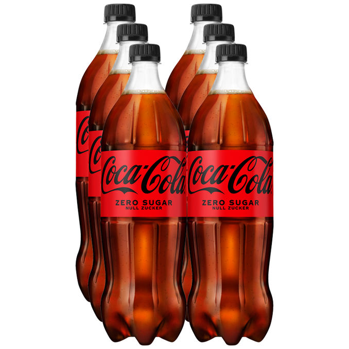 Coca-Cola Zero, 6er Pack (EINWEG) zzgl. Pfand