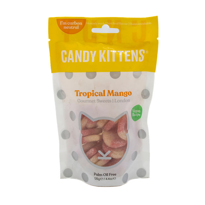 Candy Kittens Gourmet Gummies Tropical Mango 125g, 125g from Candy