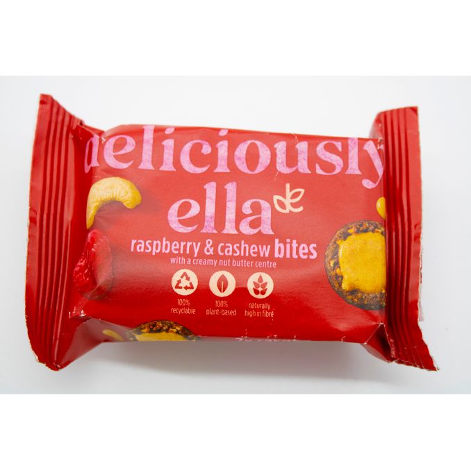 Deliciously Ella Raspberry & Cashew Nut Butter Bites 36g, 36g from