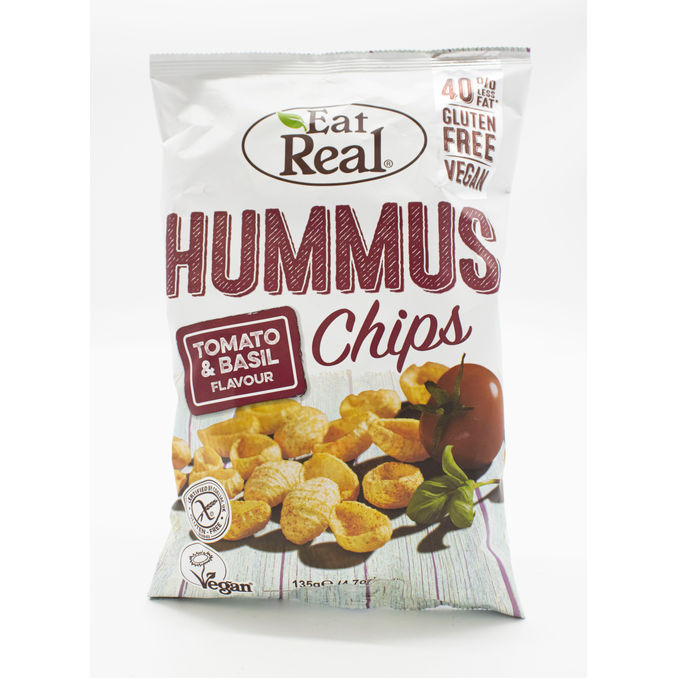 Eat Real Hummus Tomato & Basil Flavoured Chips 135g, 135g from Eat Real