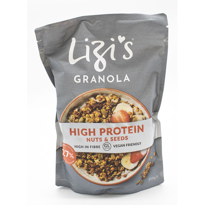 Lizi's Protein Nuts & Seeds Granola 350g, 350G from Lizi's | Motatos