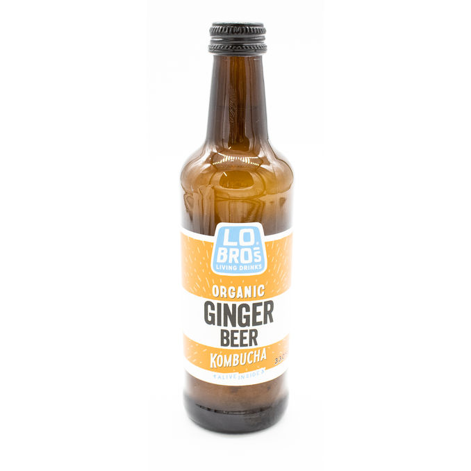 Lo Bro's Organic Kombucha Ginger Beer 330ml, 330ML from Lo Bro's Motatos