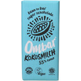 Mindestens haltbar bis: 15.05.2026 Ombar Raw Vegane Schokolade mit Kokosmilch