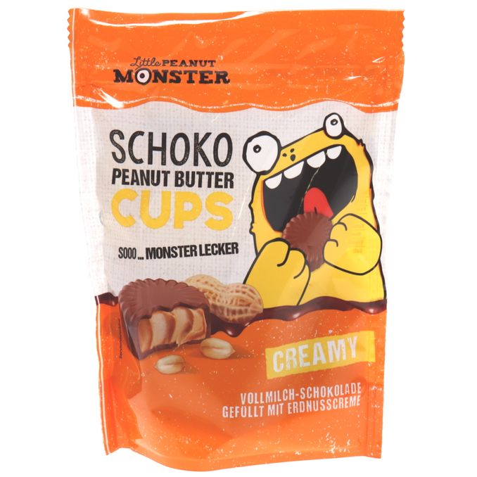 Little Peanut Monster Schoko Peanut Butter Cups Creamy