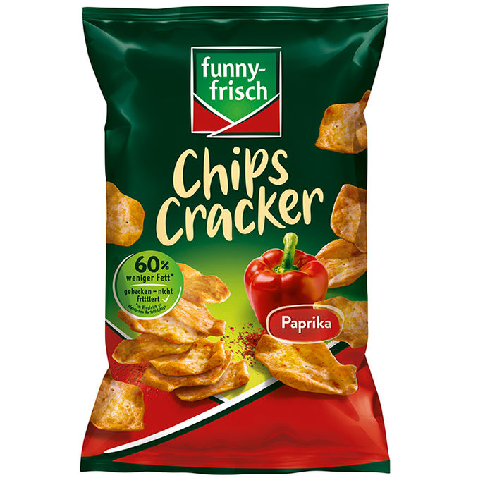Funny Frisch Chips Cracker Paprika Style