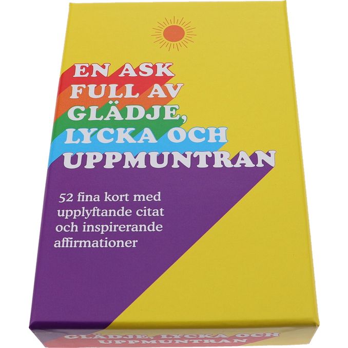 Tukan Förlag En Ask Full Av Glädje, Lycka Och Uppmuntran