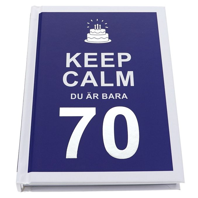 Tukan Förlag Keep Calm Du Är Bara 70