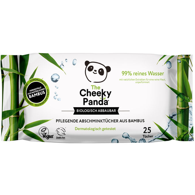 The Cheeky Panda Bambus-Abschminktücher unparfümiert