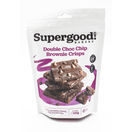 null Supergood Brownie Crisps Double Chocolate Chip 110g