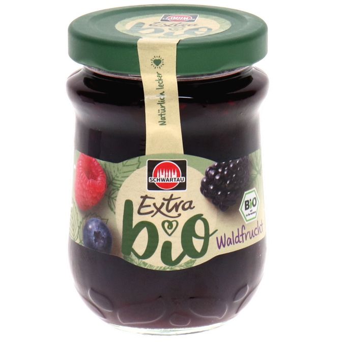 Schwartau BIO Extra Fruchtaufstrich Waldbeere