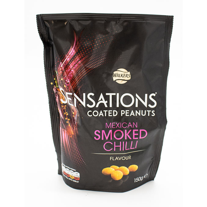 Walkers Sensations Mexican Smoked Chilli Coated Peanuts, 150g from Walkers Motatos