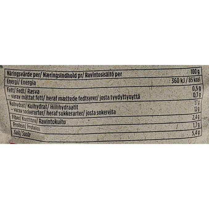 Næringsindhold Santa Maria Marinade Balsamic & Herbs 75g