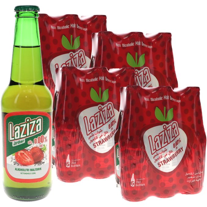 24-pak Laziza Maltdrik Jordbær
