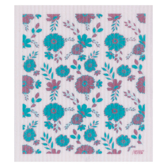 Groovy Goods Ökologisches Schwammtuch Floral