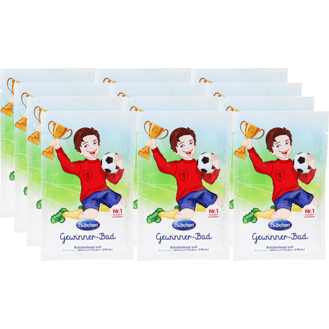 Bübchen Knisterbad Gewinner-Bad, 12er Pack