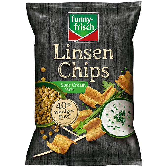 Funny Frisch Linsen Chips Sour Cream Style