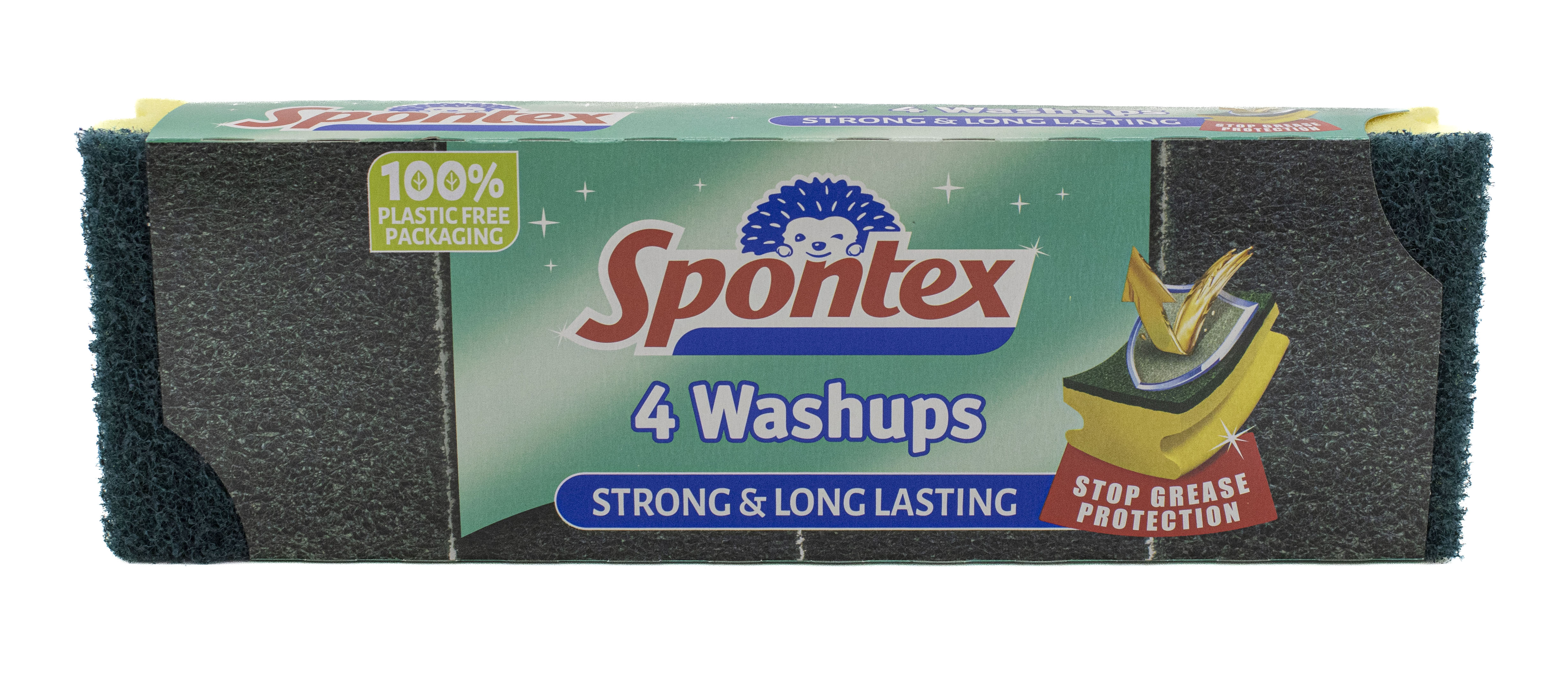 Spontex Washups General Purpose Sponge Scourer 4 Pack, 4 Pack From ...