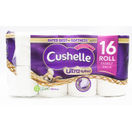 null Cushelle Ultra Quilted Toilet Tissue Rolls 16 Rolls