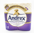 null Andrex Supreme Quilts Toilet Roll - 4 Rolls