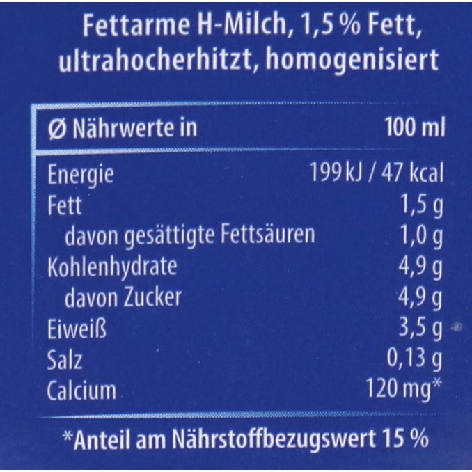 Weihenstephan Haltbare Milch 1,5%, 12er Pack