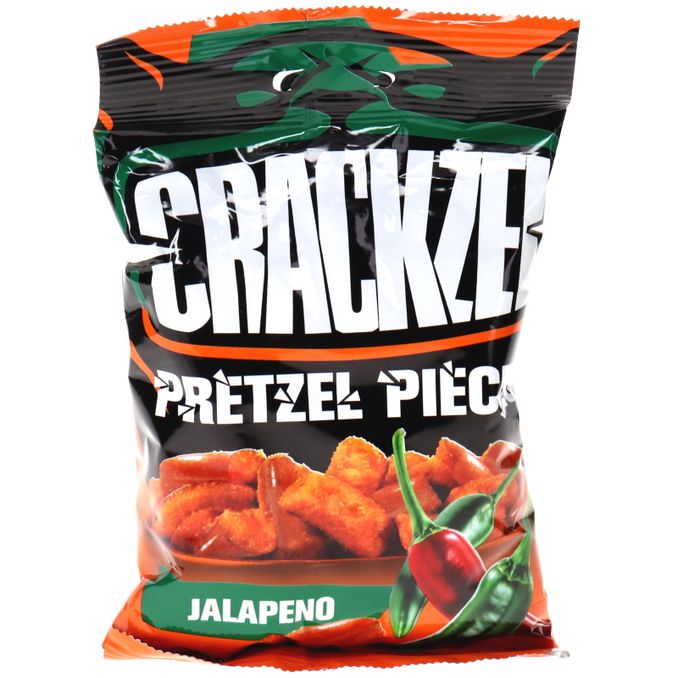2 x Crackzel Pretzel Pieces Jalapeño 85 g
