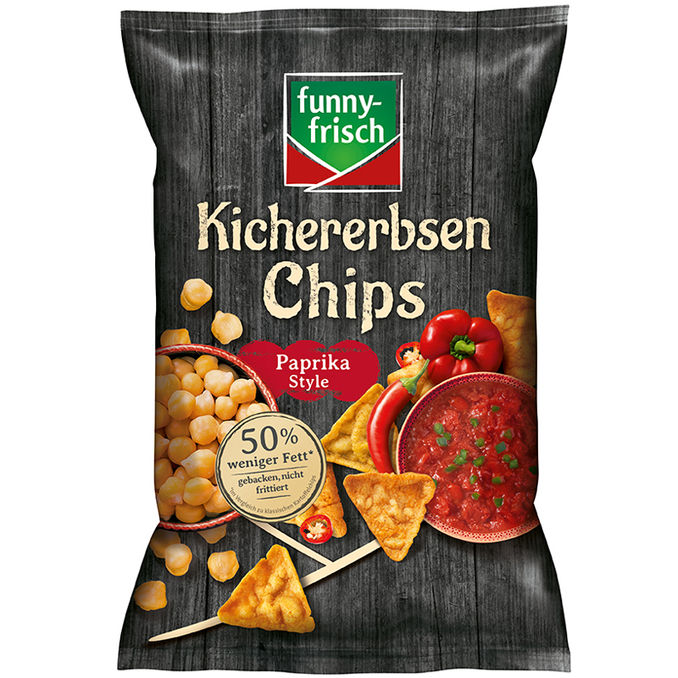 Funny Frisch Kichererbsen Chips Paprika Style