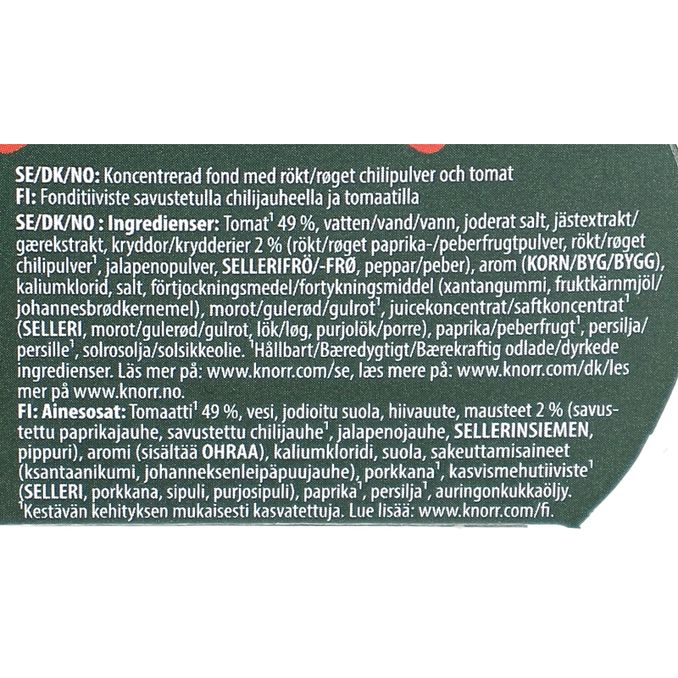 Knorr Kasvisfondi Savuchili & Tomaatti