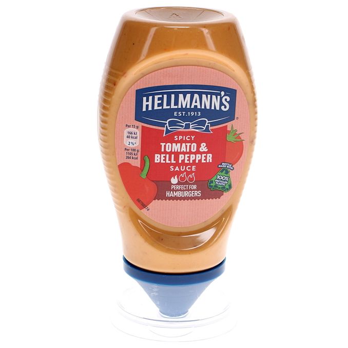 Läs mer om Hellmanns Sås Tomat & Paprika 250ml