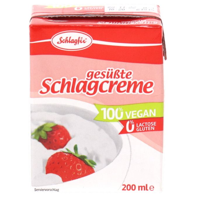 Schlagfix Gesüßte Schlagcreme