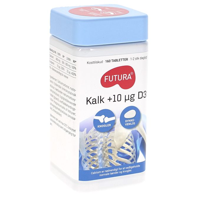 Futura Kalk + Vitamin D3 160 stk