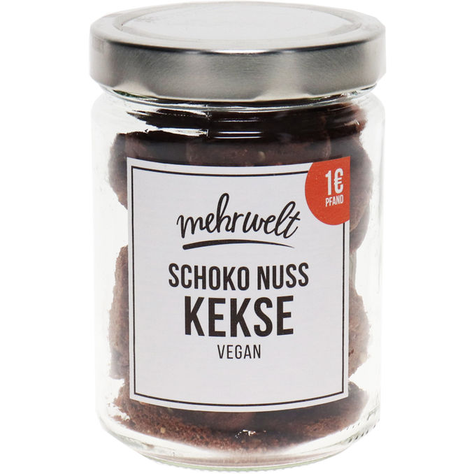 mehrwelt BIO Schoko Nuss Kekse (inkl. Glas)