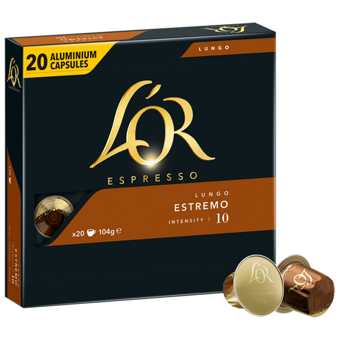 L'Or Espresso Kapseln Lungo Estremo, 20 Stück