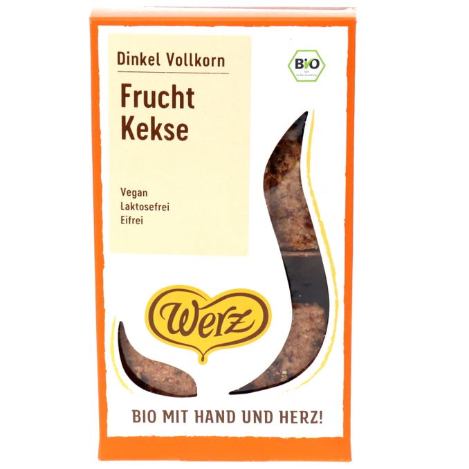 Werz BIO Dinkel Vollkorn Fruchtkekse