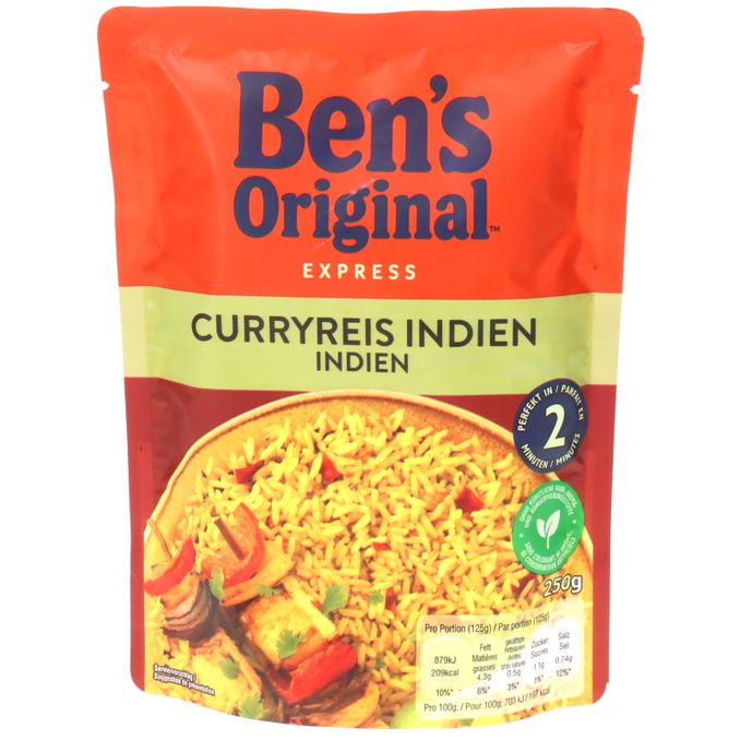 Ben's Original Express Curryreis Indien