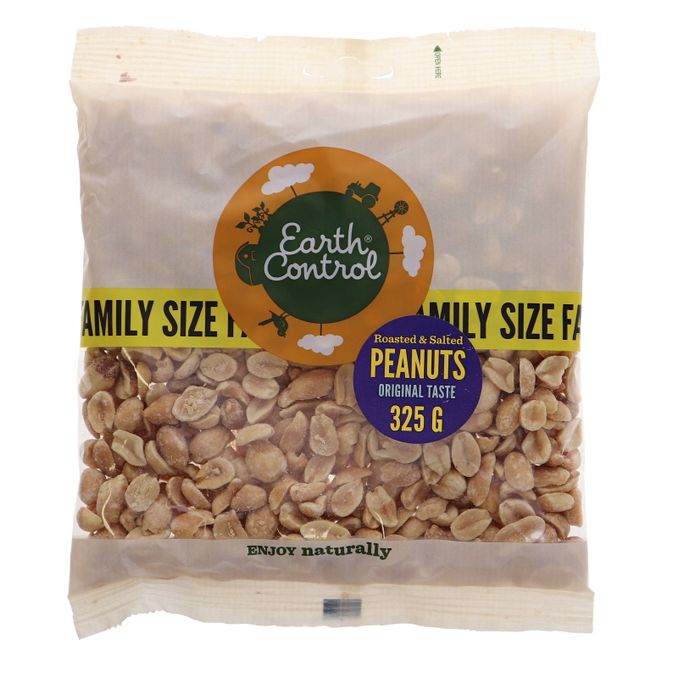 Earth Control EAR Roasted & Salted Peanuts 325g